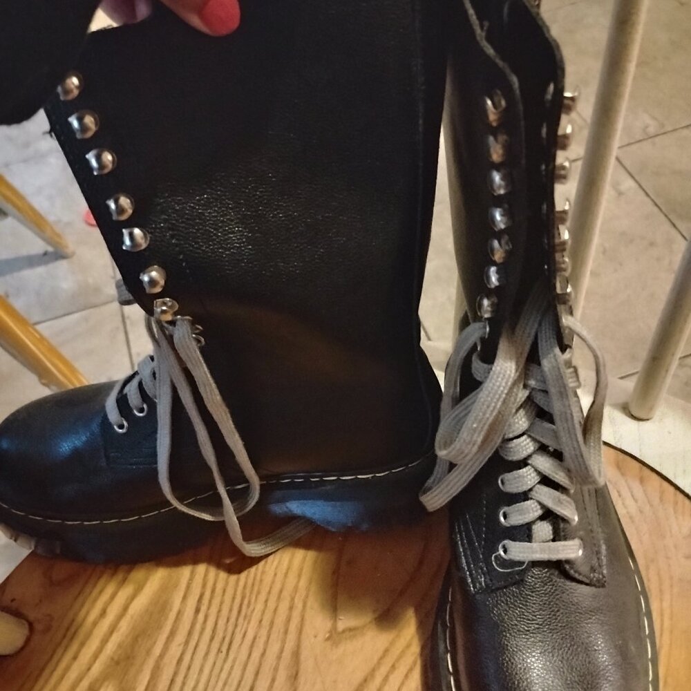 Platform Combat Boots